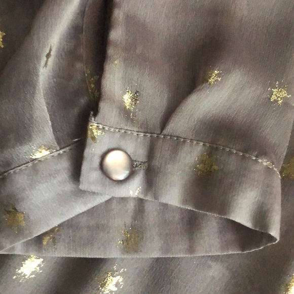 Sheer Long Sleeve Star Shirt - Picture 4 of 9